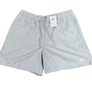 Nike Men's Swim Trunks XL Light Blue Board Shorts Mesh‎ Lined Quick Dry NWT